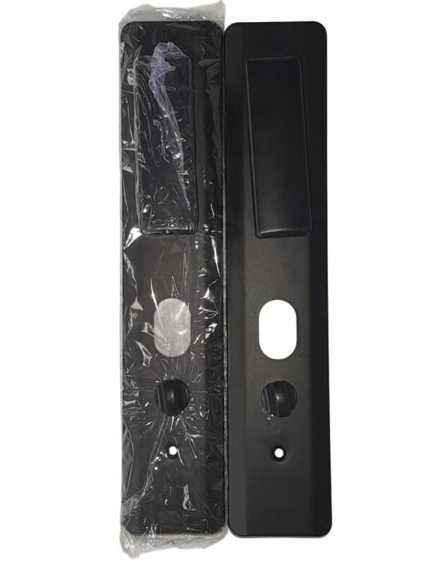 Heavy Duty Security Door Handle Set - Black